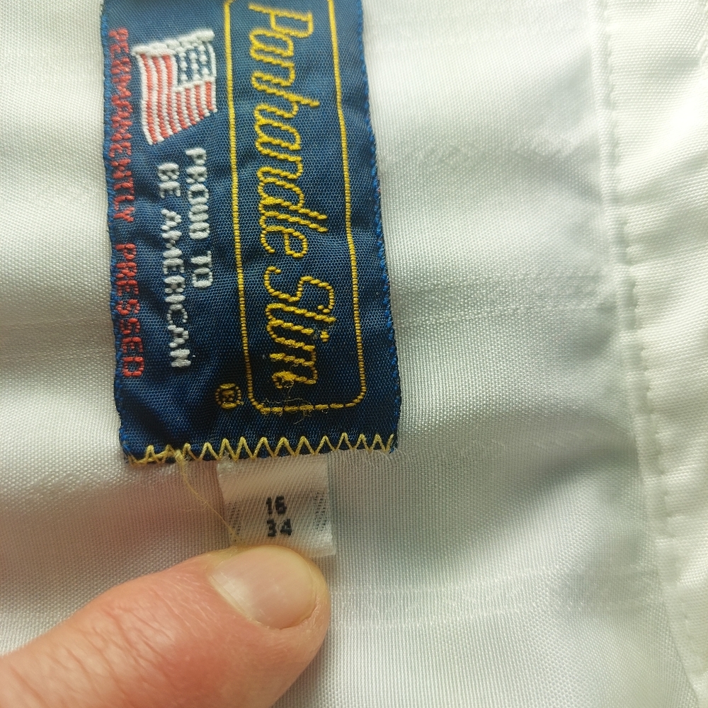 Panhandle Slim White Casual Button Down Shirt Vintage 70s Western Pearl Snap XL - Picture 5 of 7